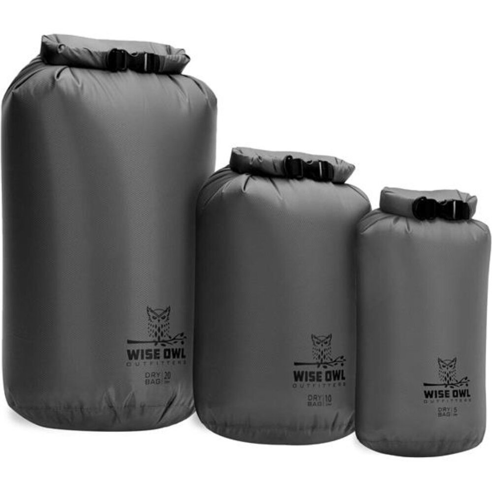 Wise Owl Outfitters Waterproof Dry Bag - Fully Submersible Ultra Airtight Bags